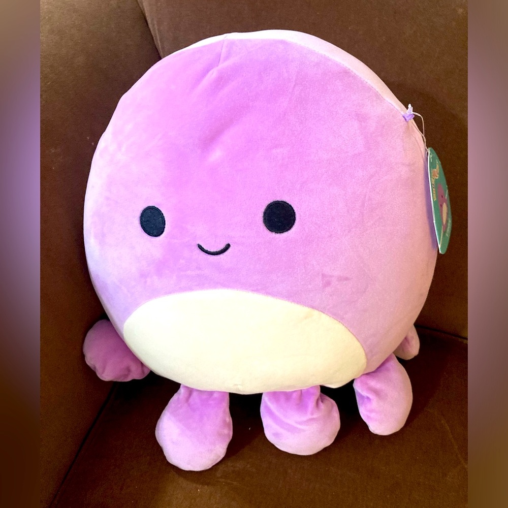 NWT one foot tall purple octopus squishmallow perfect. So soft. Lilac.